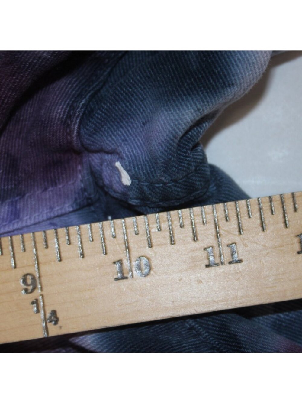 Dr Collectors Hollywood Shorts Sz XS x 7 Navy Blue Purple White Denim No Fabric - Picture 11 of 11